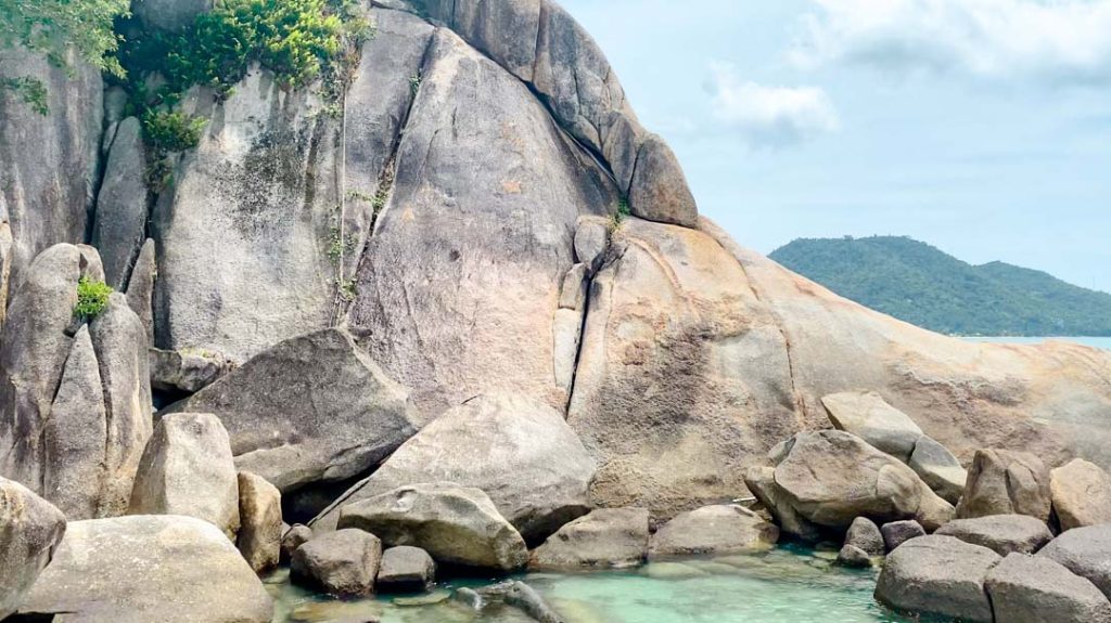 grandfather and grandmother rocks hin ta hin yai auf koh samui thailand