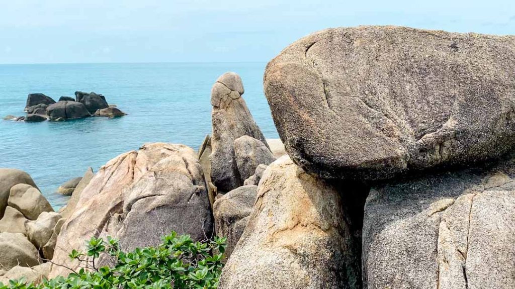 grandfather and grandmother rocks hin ta hin yai geschlechtsteile auf koh samui thailand