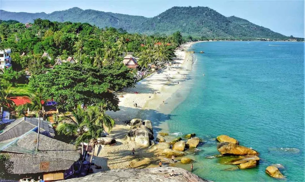 Lamai Beach auf Koh Samui in Thailand