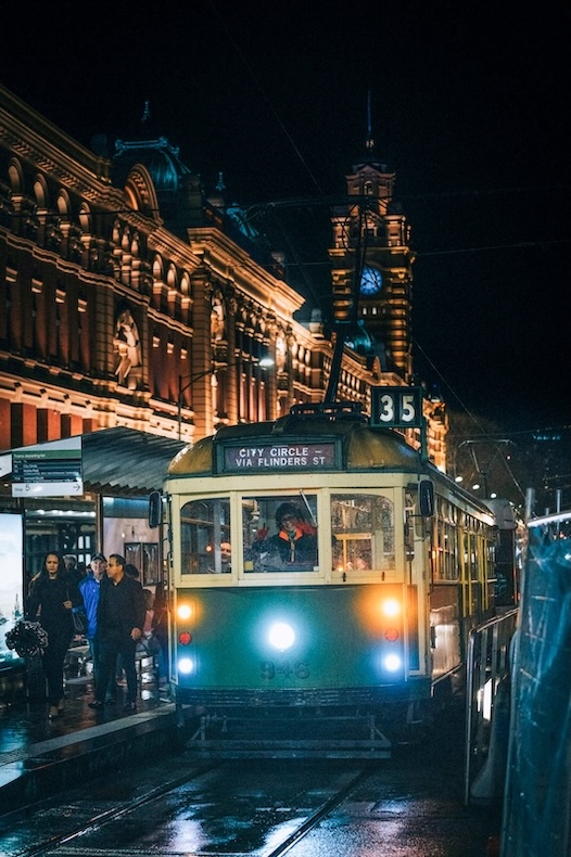 melbourne australien flinders street station