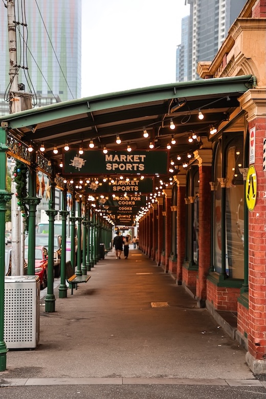 melbourne australien queen victoria markt
