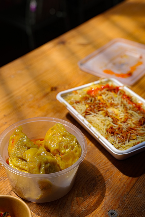 melbourne australien south melbourne market dumplings