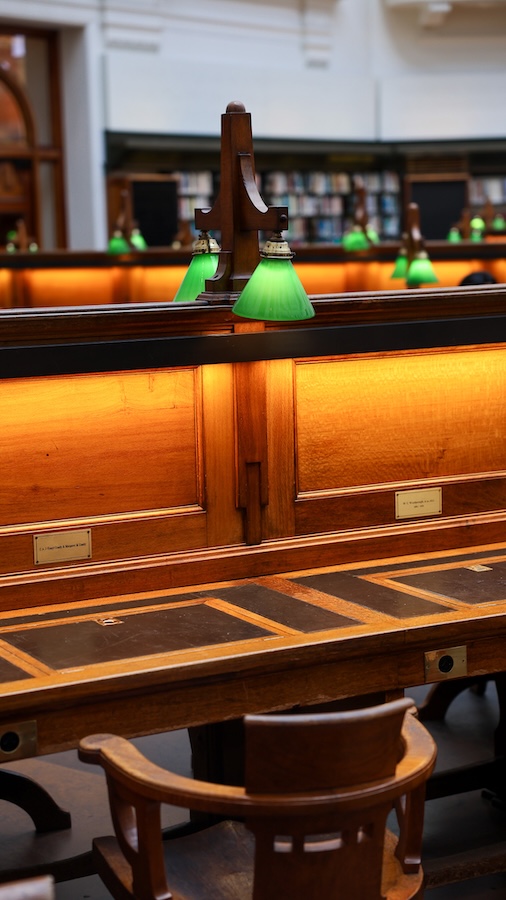 melbourne australien state library victoria arbeitsplatz