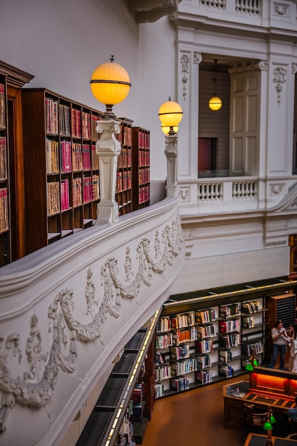 melbourne australien state library victoria buecherregale