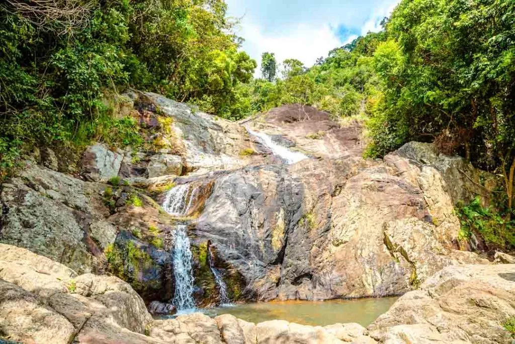 Namuang Wasserfall auf Koh Samui Thailand
