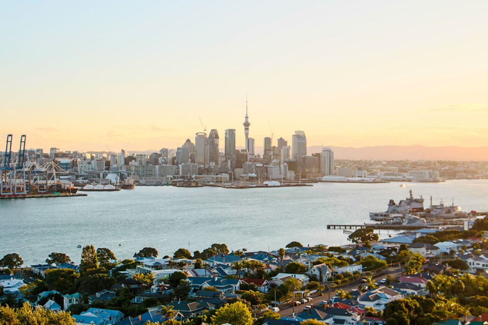 neuseeland aussicht auf auckland