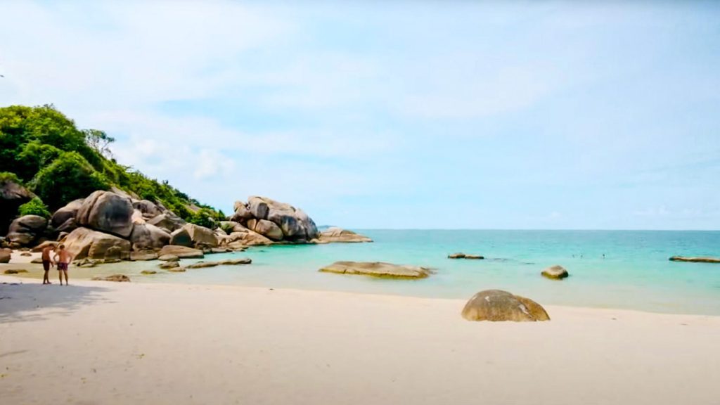 silver beach auf koh samui in thailand