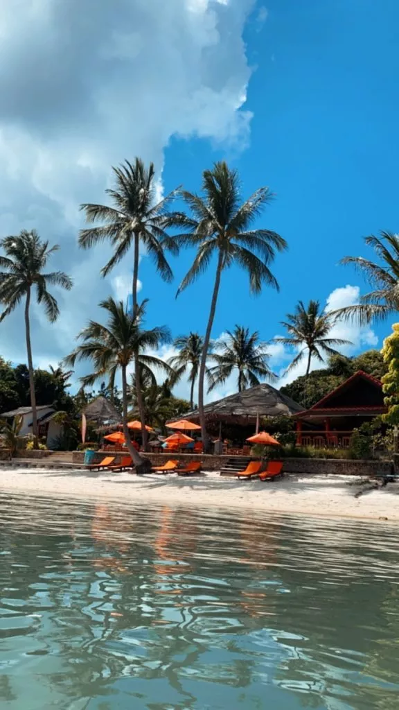 Strand beim Secret Beach Garden Hotel auf Koh Samui