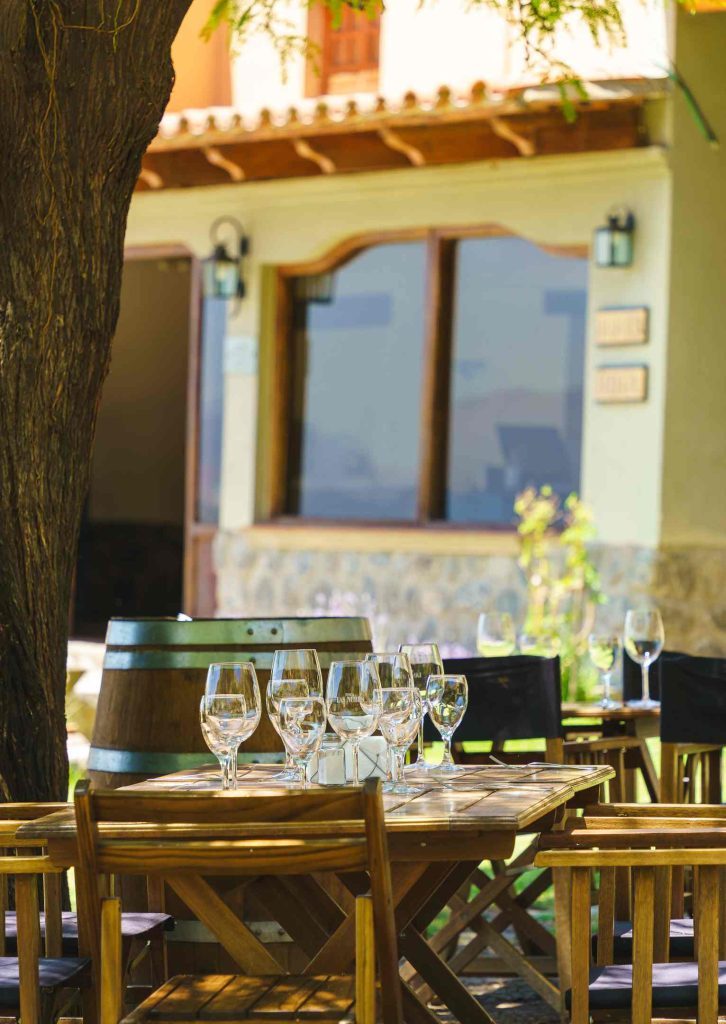 Südafrika_Plett Wine Route_Weintisch