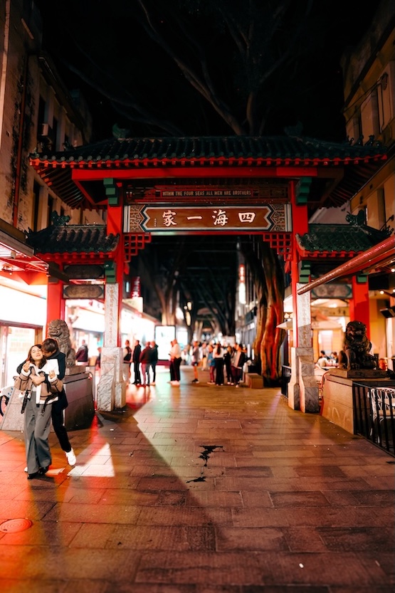 sydney highlights eingang zum chinatown