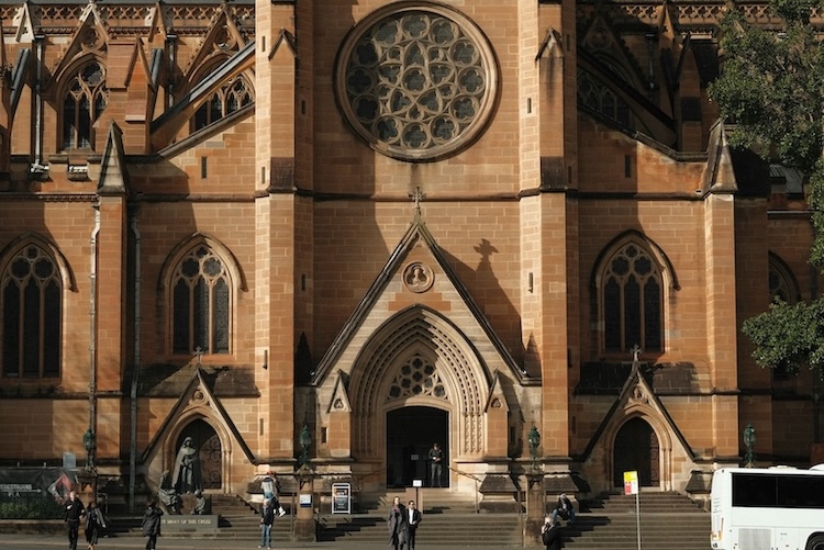 sydney highlights st marys cathedral eingang