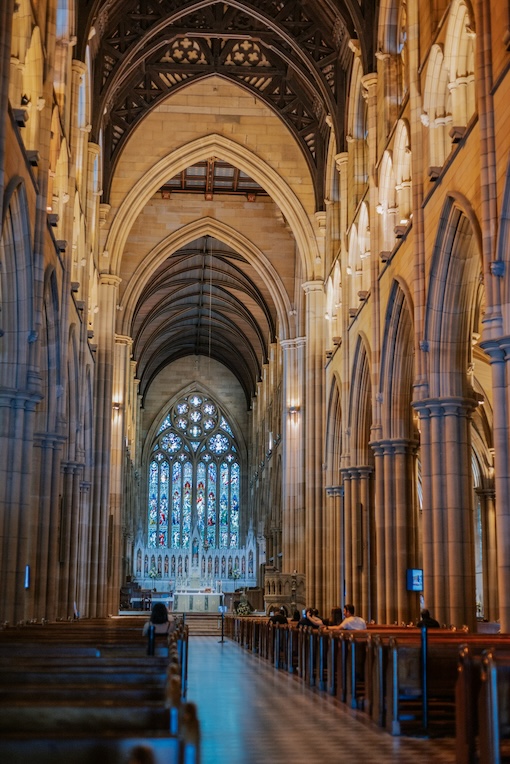 sydney highlights st marys cathedral von innen