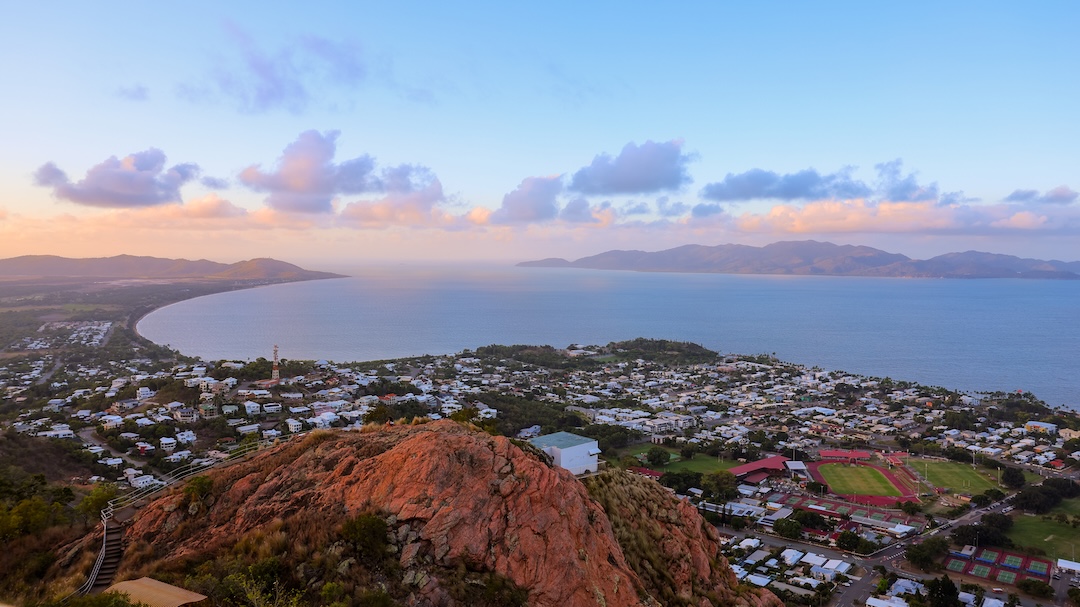 townsville australien aussicht vom castle hill lookout Townsville Australien Aussicht vom Castle Hill Lookout