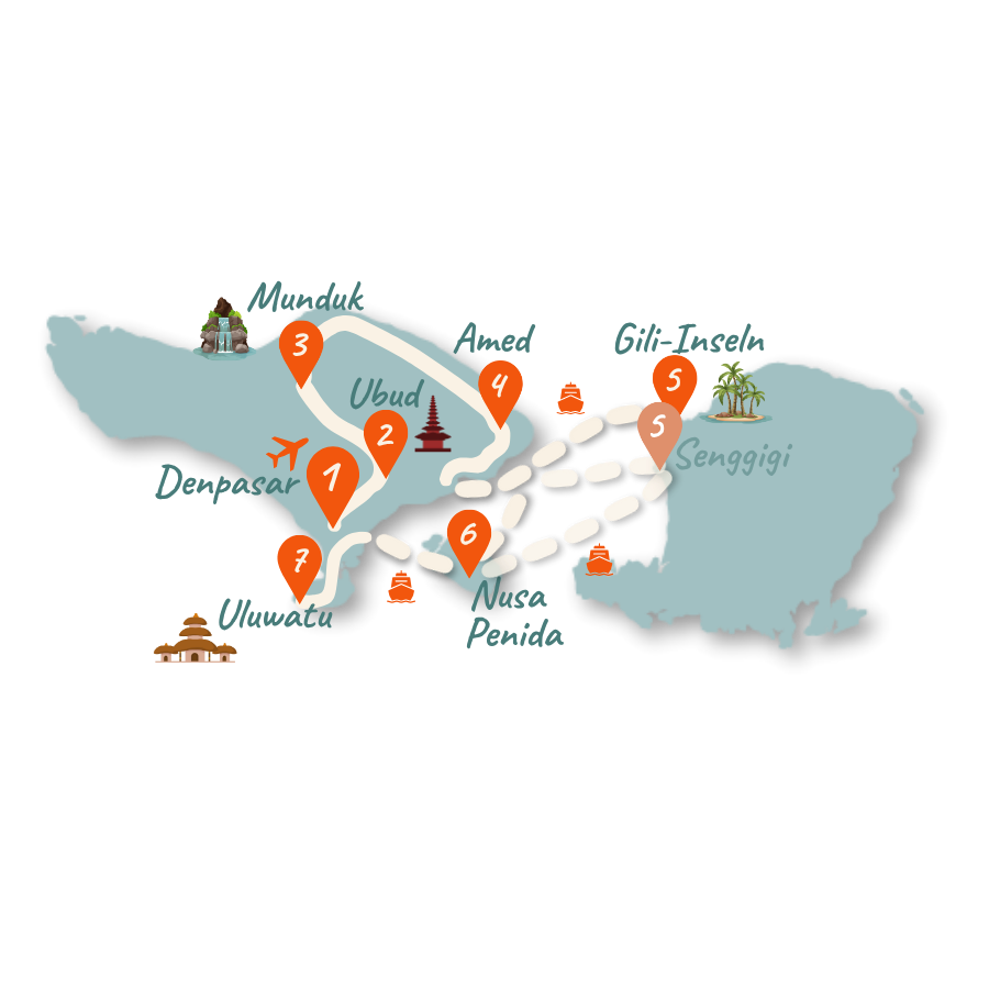 Bali Laenderkarte 3 Wochen neu 01