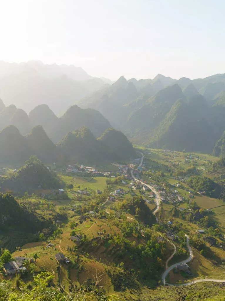 Vietnam Ha Giang Loop Blick auf die atemberaubende Natur auf dem Ha Giang Loop Vietnam Ha Giang Loop Blick auf die atemberaubende Natur auf dem Ha Giang Loop
