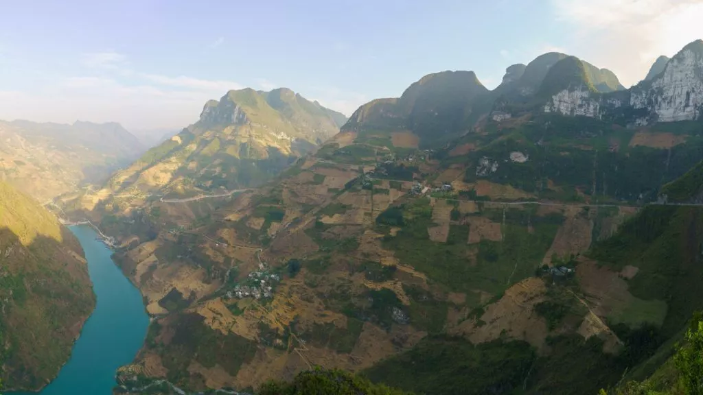 Vietnam Ha Giang Loop Blick vom Ma Pi Leng Pass Vietnam Ha Giang Loop Blick vom Ma Pi Leng Pass