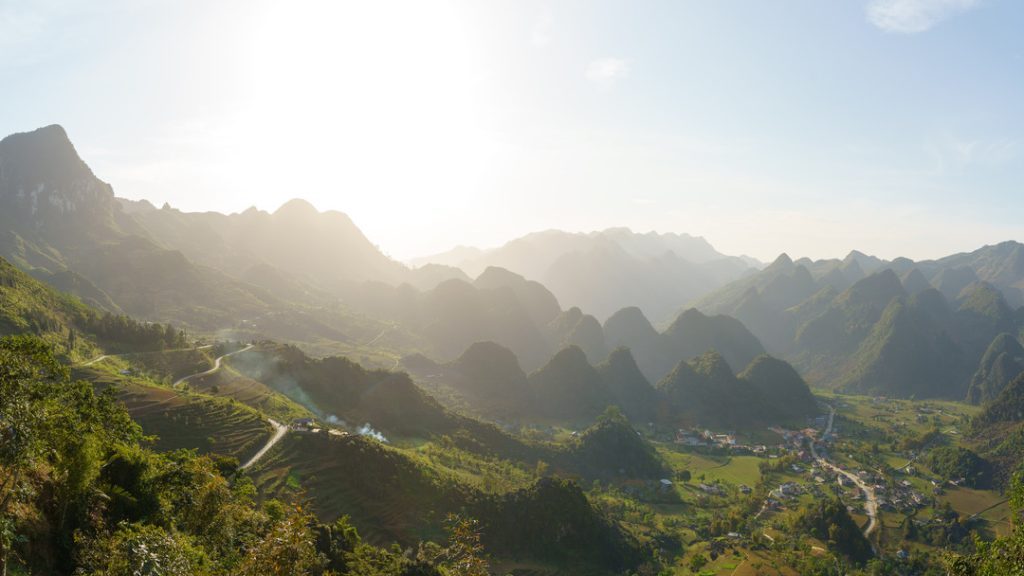 Vietnam Ha Giang Loop Aussichtspunkt auf dem Loop
