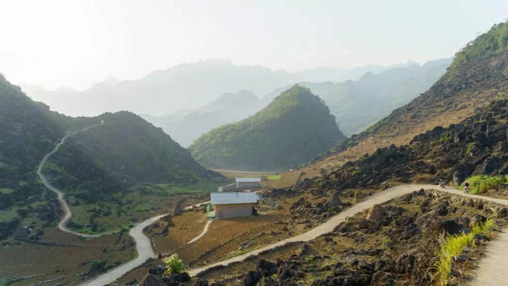 Vietnam Ha Giang Loop Aussichtspunkt auf dem Loop Nr. 2 Vietnam Ha Giang Loop Aussichtspunkt auf dem Loop Nr. 2