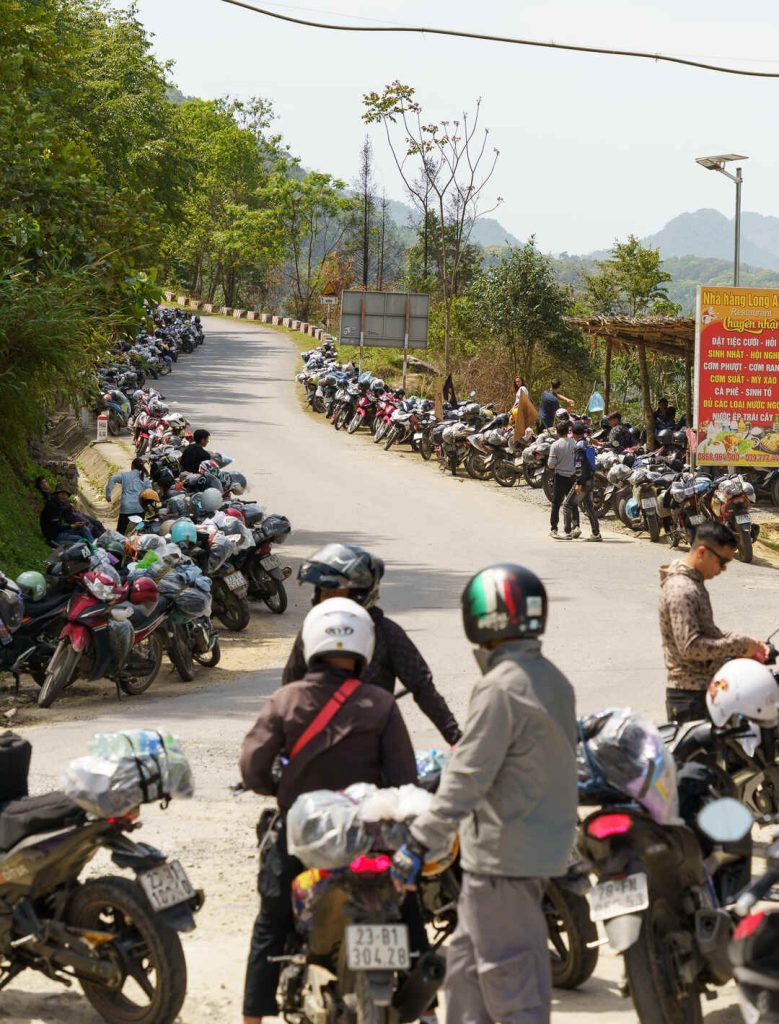 Vietnam Ha Giang Loop Pausenstopp auf dem Weg