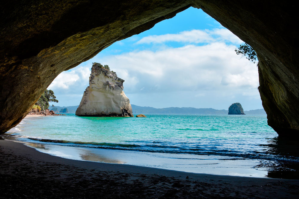auckland coromandel halbinsel cathedral cove
