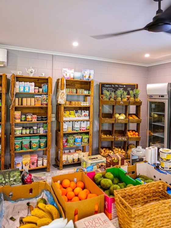 Australien Cairns Port Douglas Daintree Fan Palm Farm Shop