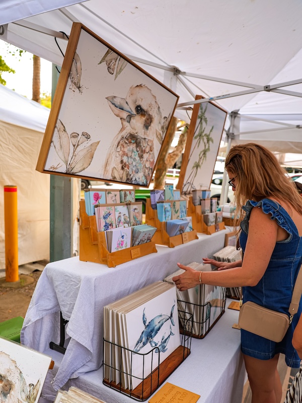 Australien Port Douglas Markets Kunst