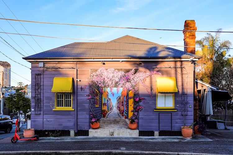 brisbane australien haus in west end