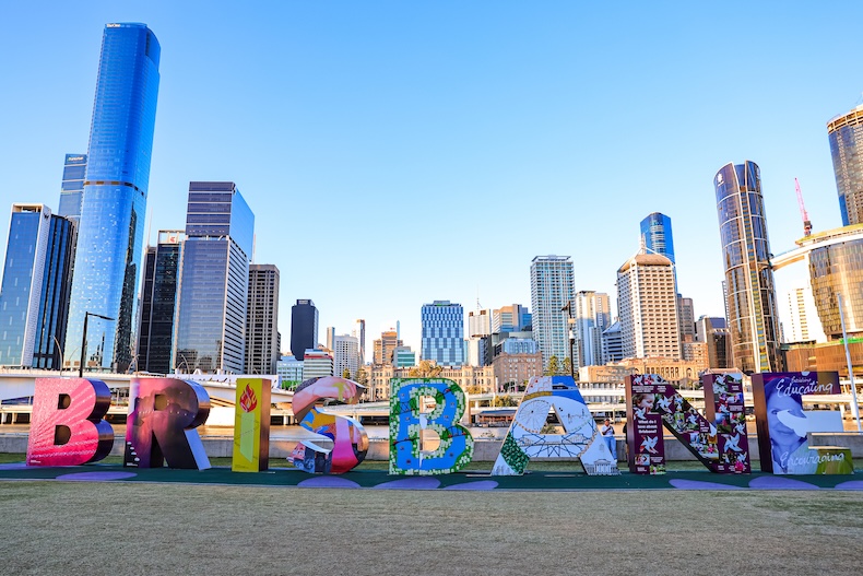brisbane australien sign