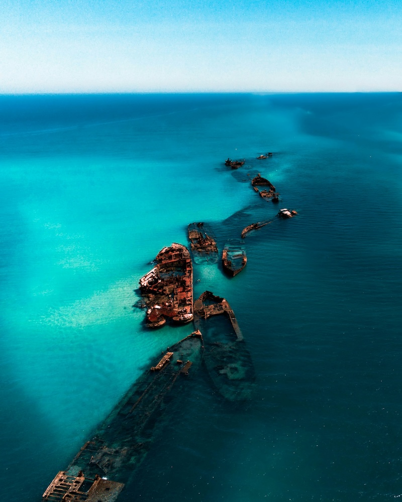 brisbane australien tangalooma wrecks moreton island 2