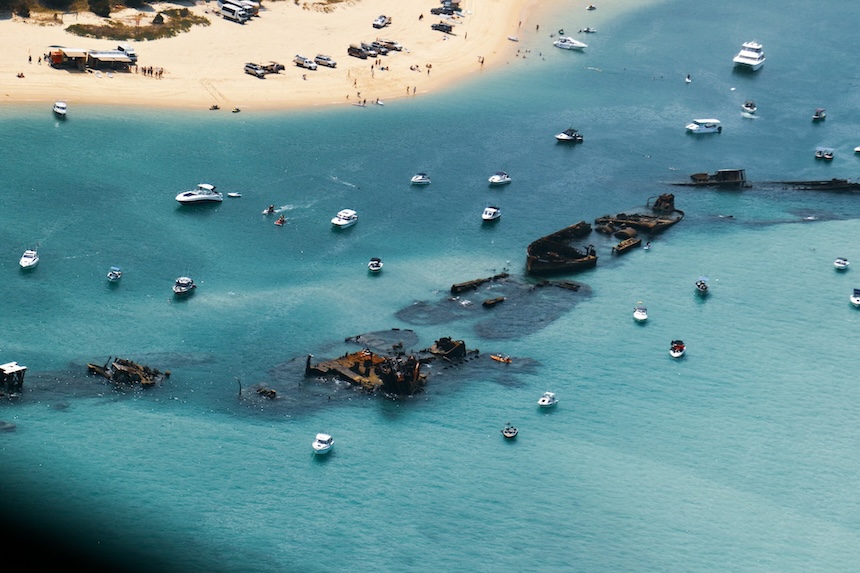 brisbane australien tangalooma wrecks moreton island 3
