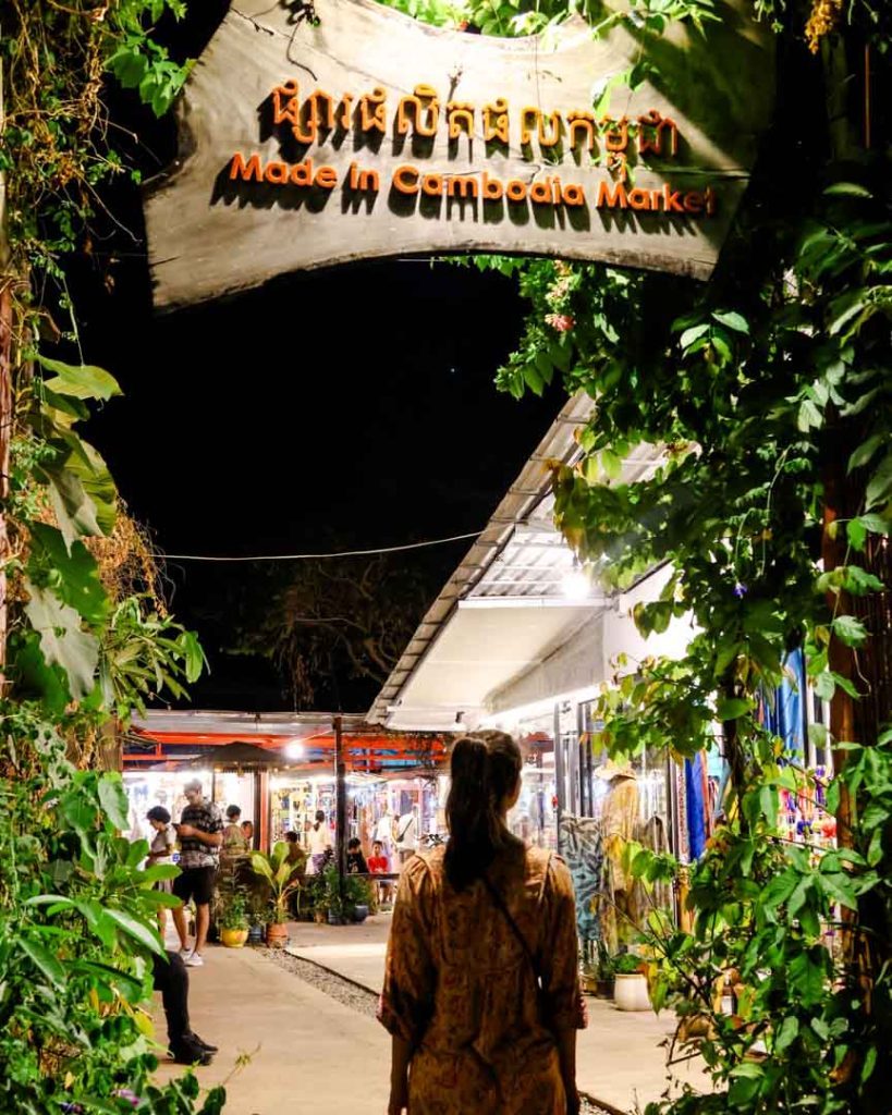 kambodscha siem reap Made in Cambodia Market