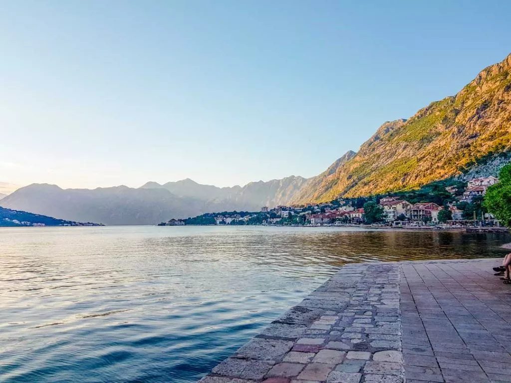 Montenegro Kotor Sonnenuntergang