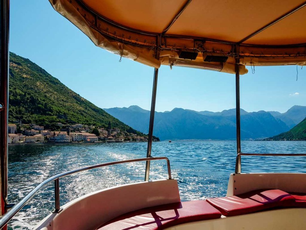 montenegro perast bootsfahrt