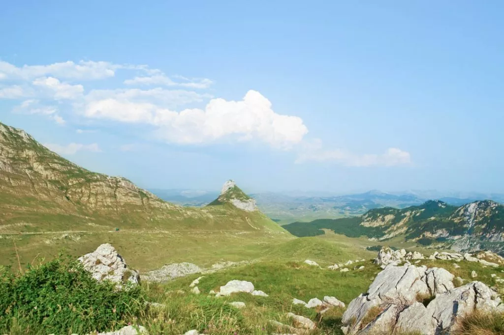 Montenegro Zabljak Ausblick auf Dumitor NP