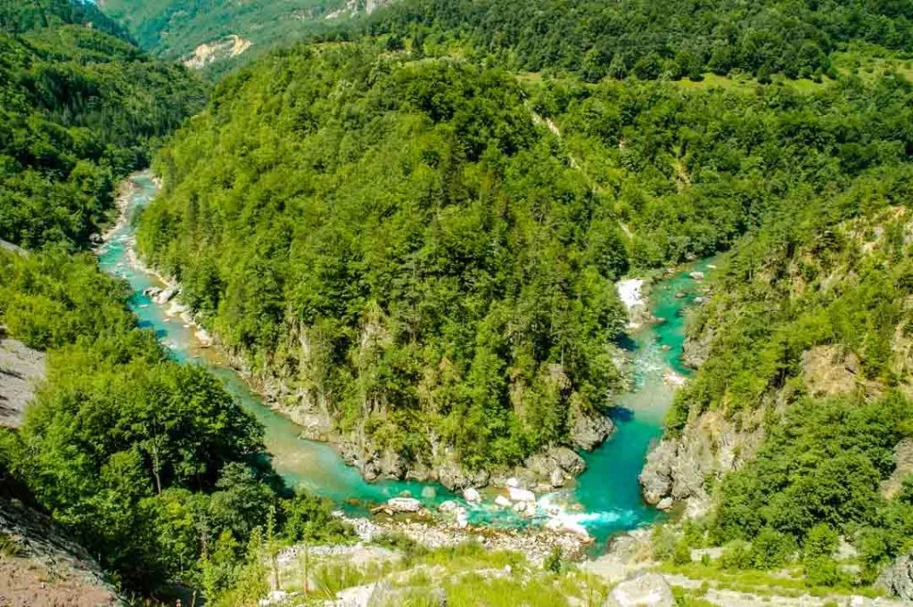 Montenegro Zabljak Aussicht auf die Tara Schlucht 2