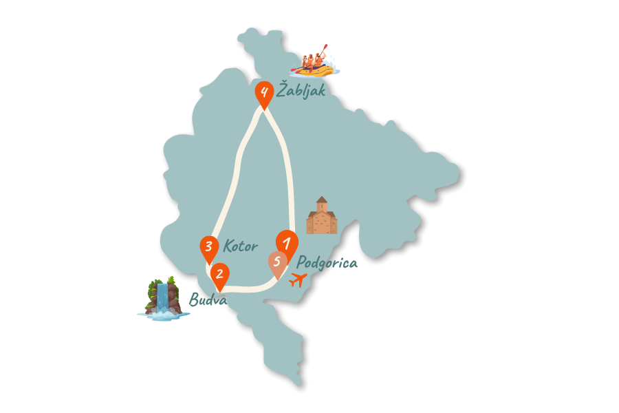 Montenegro_Route_10-Tage_Karte_02