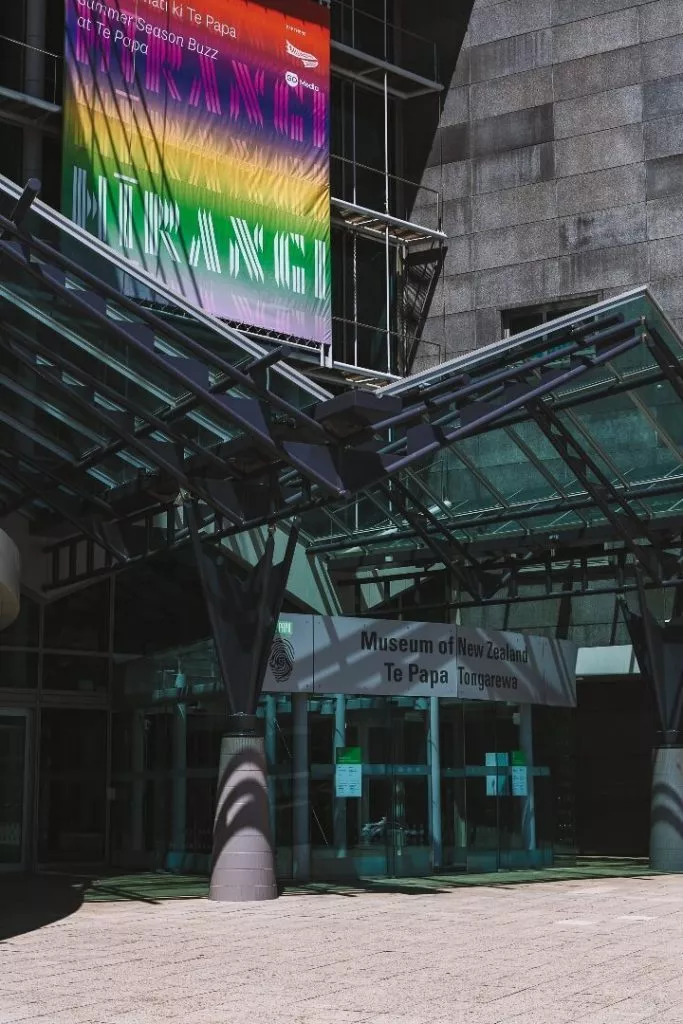 Neuseeland Te papa Museum Eingang