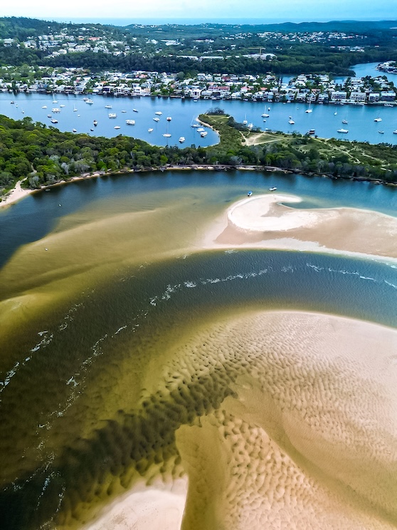 noosa queensland drohnenaufnahme 2