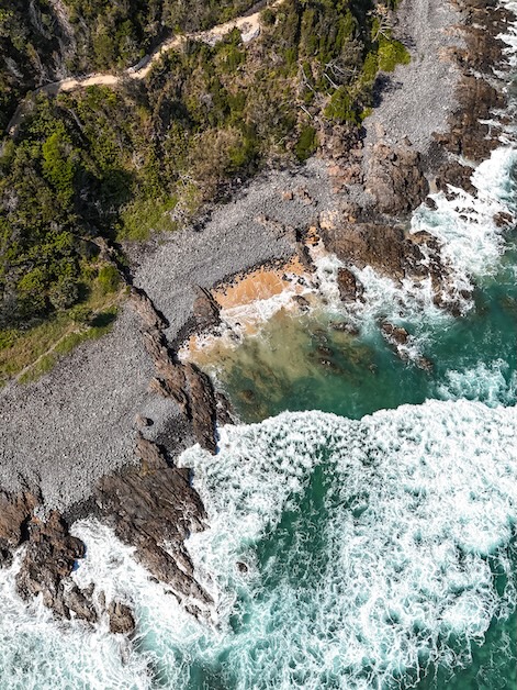 noosa queensland drohnenaufnahme nationalpark