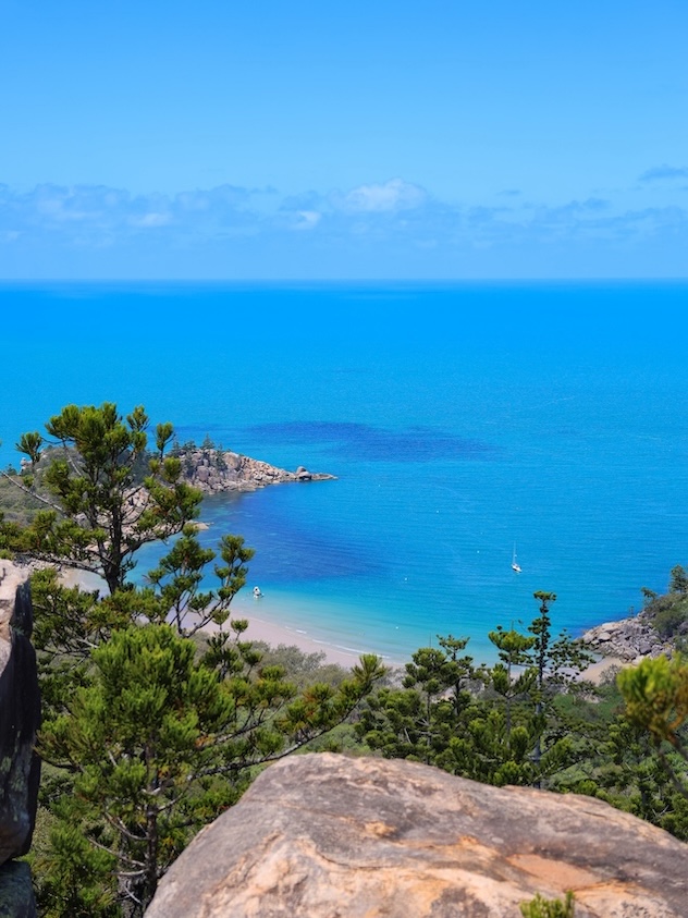 Townsville Australien Ausblick auf Bucht, Magnetic Island
