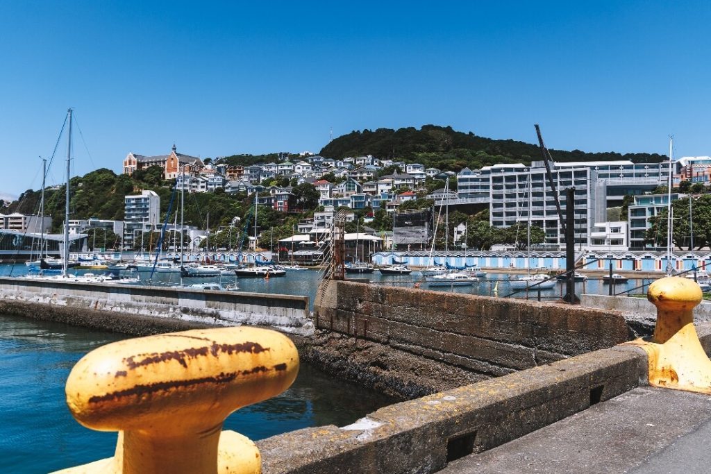 wellington stadt waterfront hafen
