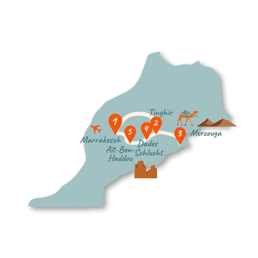 Marokko 1 Woche Karte neu 01