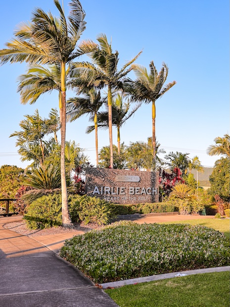 Airlie Beach & Whitsundays, Australien, Airlie Beach Sign