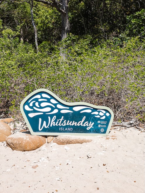 Airlie Beach & Whitsundays, Australien, Whitsunday Sign