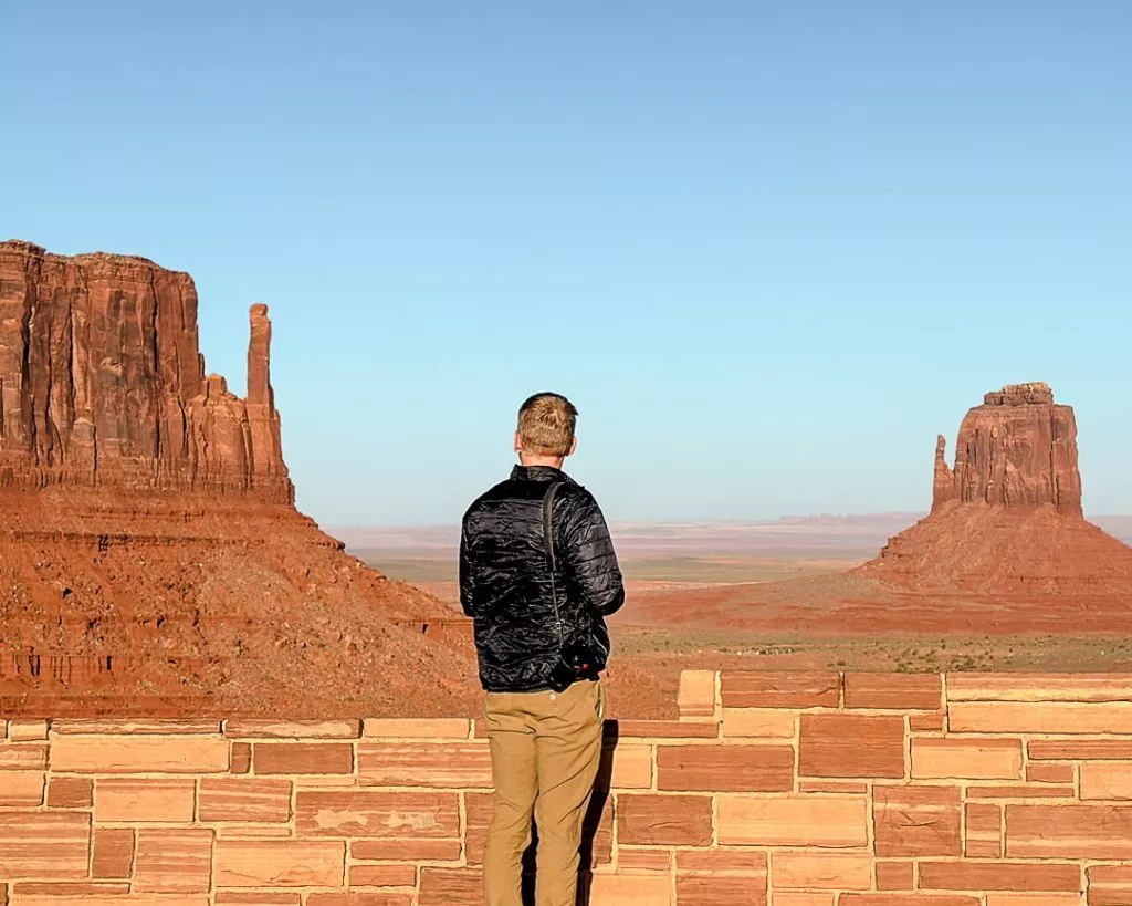 Ausblick beim „The View Hotel“, Utah Rundreise