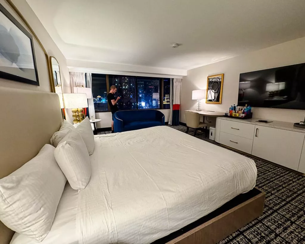 Ausblick vom Paris Hotel Zimmer in Las Vegas