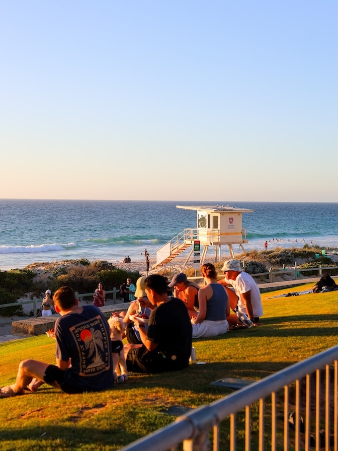 Australien, Sehenswürdigkeiten, Ausblick bei Sonnenuntergang