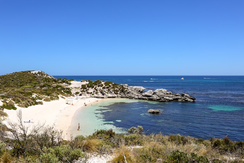 Australien, Sehenswürdigkeiten, Strand Rottnest Island