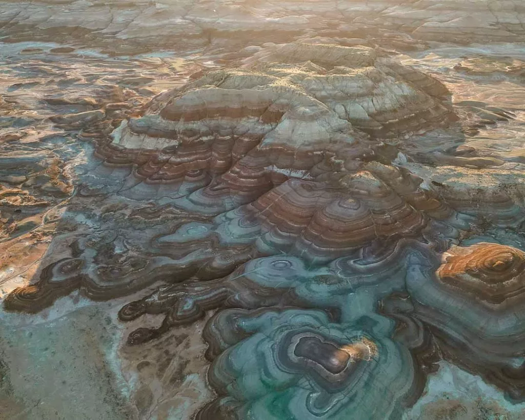 Bentonite Hills in Utah, Roadtrip-Highlight