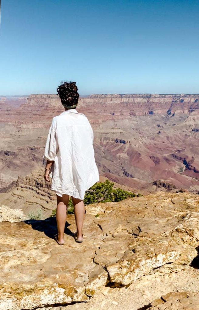 Blick in Schlucht vom Grand Canyon Nationalpark in Arizona USA